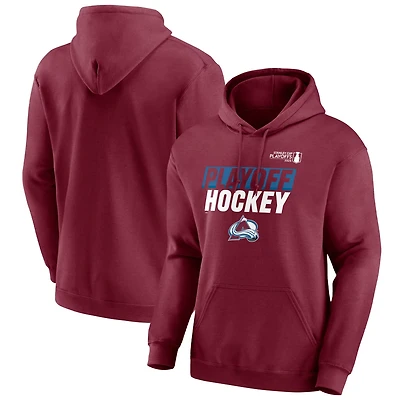 Fanatics Colorado Avalanche 2025 Stanley Cup Playoffs Breakout Fleece Pullover Hoodie