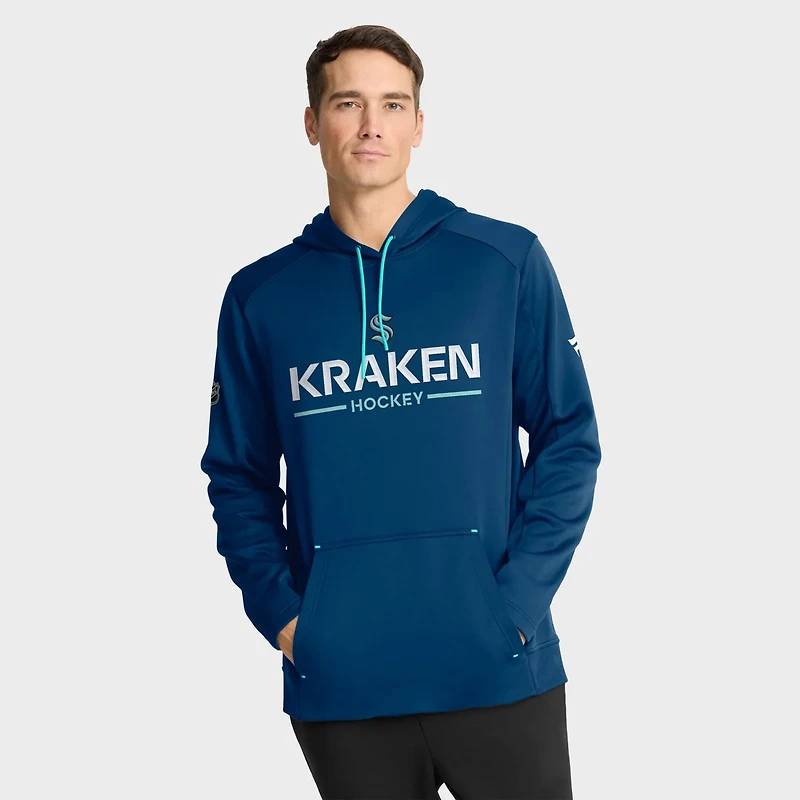 Fanatics Deep Sea Seattle Kraken Authentic Pro Rink Hoodie