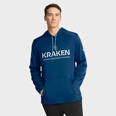 Fanatics Deep Sea Seattle Kraken Authentic Pro Rink Hoodie