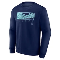 Fanatics Deep Sea Seattle Kraken Focus Fleece Pullover Sweatshirt