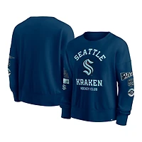 Fanatics Deep Sea Seattle Kraken Go Team Pullover Sweatshirt