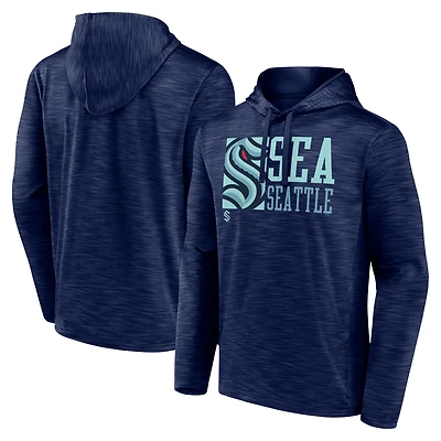 Fanatics Deep Sea Seattle Kraken Never Quit Pullover Hoodie