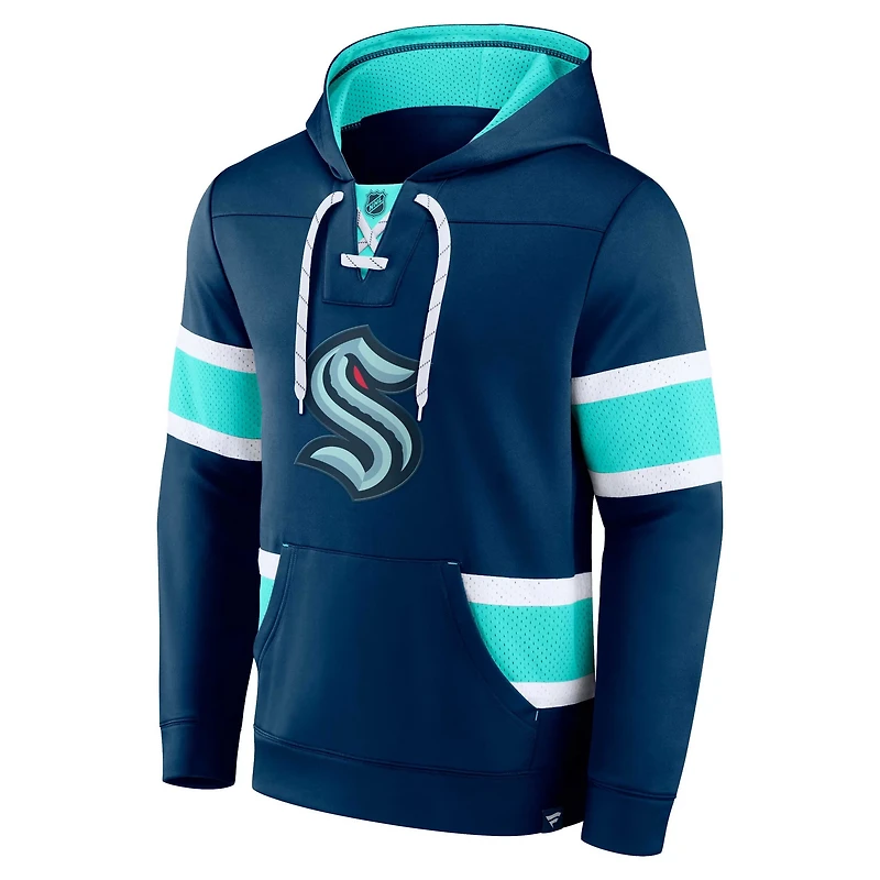 Fanatics Deep Sea Seattle Kraken Powerplay Warrior Pullover Hoodie