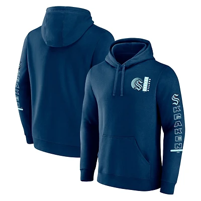 Fanatics Deep Sea Seattle Kraken Revolution Pullover Hoodie