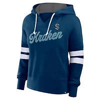 Fanatics Deep Sea Seattle Kraken Seize Fleece Pullover Hoodie