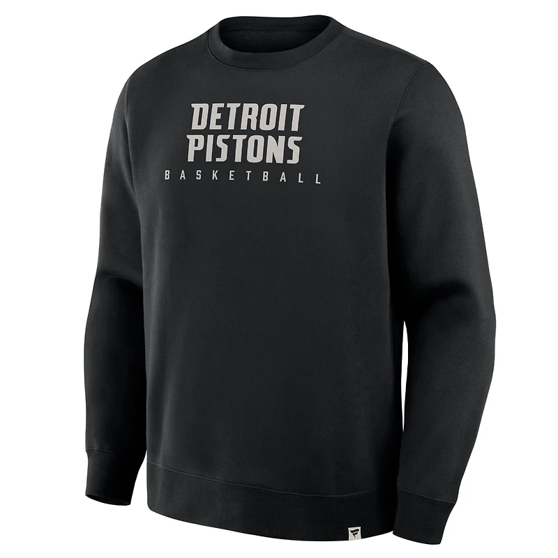 Fanatics Detroit Pistons Crossover Collection Defensive Rotation Drill Premium Pullover Sweatshirt