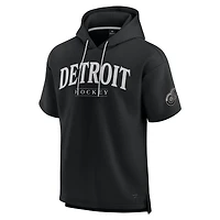 Fanatics Detroit Red Wings Elements Ready Short Sleeve Pullover Hoodie