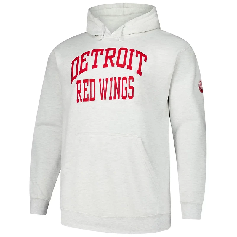 Fanatics Detroit Wings Big  Tall Fleece Pullover Hoodie