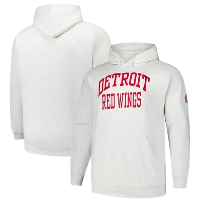 Fanatics Detroit Wings Big  Tall Fleece Pullover Hoodie