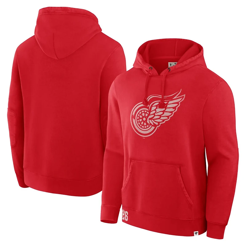 Fanatics Detroit Wings Decades Collection Tradition Fleece Pullover Hoodie