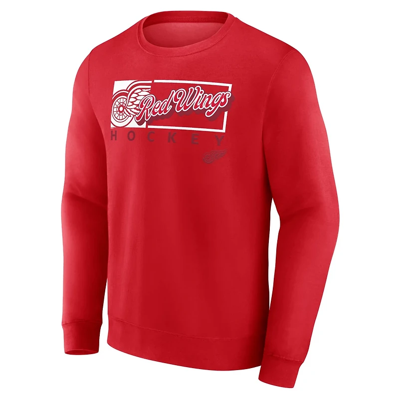Fanatics Detroit Wings Focus Fleece Pullover Sweatshirt