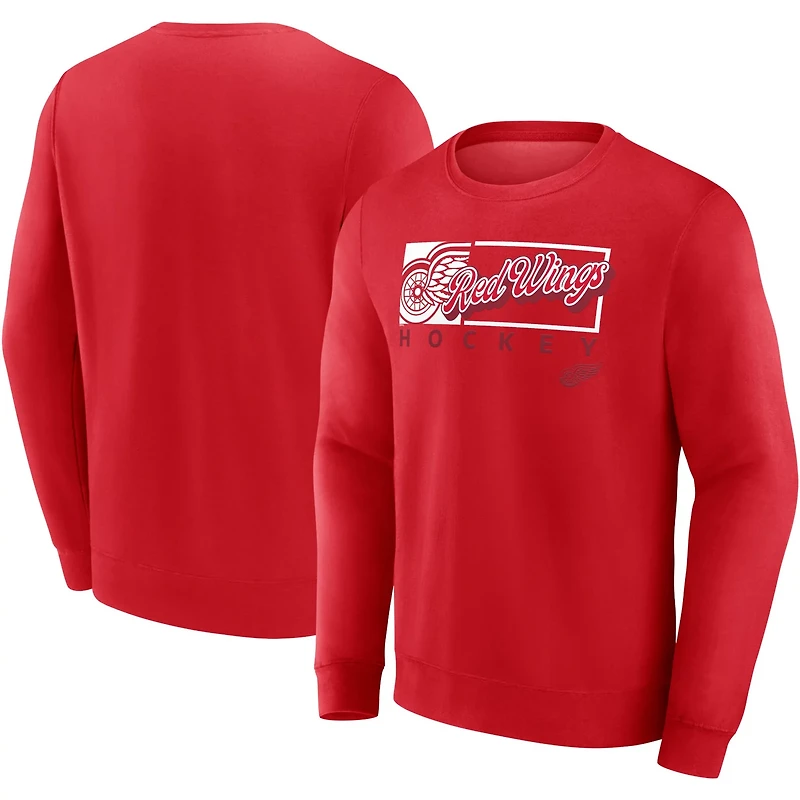 Fanatics Detroit Wings Focus Fleece Pullover Sweatshirt