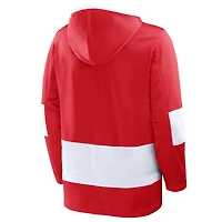 Fanatics Detroit Wings Prime Time Fleece Hoodie