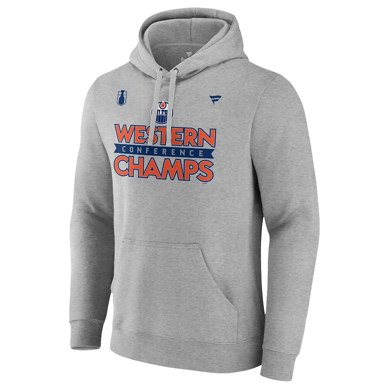 Fanatics Edmonton Oilers 2024 Western Conference Champions Locker Room Pullover Hoodie