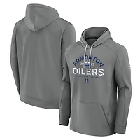 Fanatics Edmonton Oilers 2025 Stanley Cup Playoffs Authentic Pro Rink Fly Fleece Pullover Hoodie