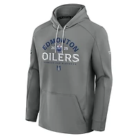Fanatics Edmonton Oilers 2025 Stanley Cup Playoffs Authentic Pro Rink Fly Fleece Pullover Hoodie