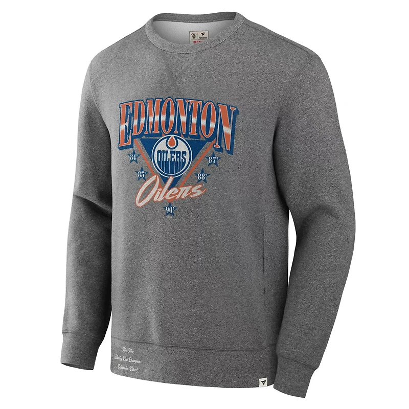 Fanatics Edmonton Oilers Decades Collection Legendary Fleece Pullover Sweatshirt