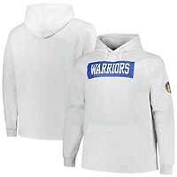 Fanatics Golden State Warriors Big  Tall Raglan Tri-Blend Pullover Hoodie
