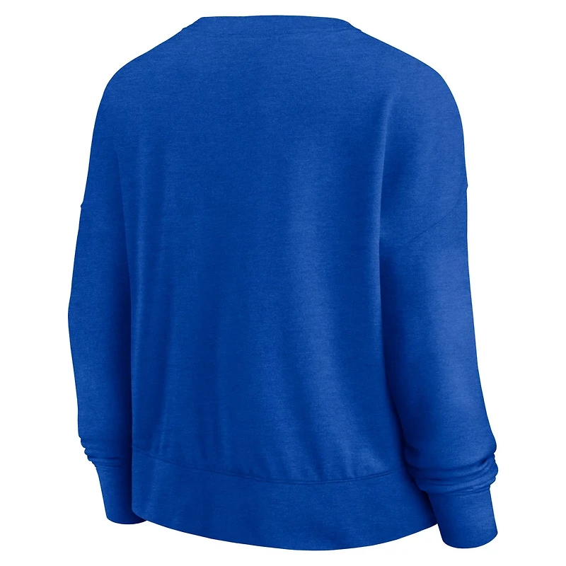 Fanatics Heather Kentucky Wildcats Script Pullover Sweatshirt