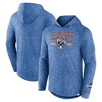 Fanatics Heather New York Islanders Slub Pullover Hoodie