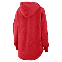 Fanatics Heather St Louis Cardinals Luxe Pullover Hoodie