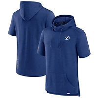 Fanatics Heather Tampa Bay Lightning Authentic Pro Pullover Hoodie