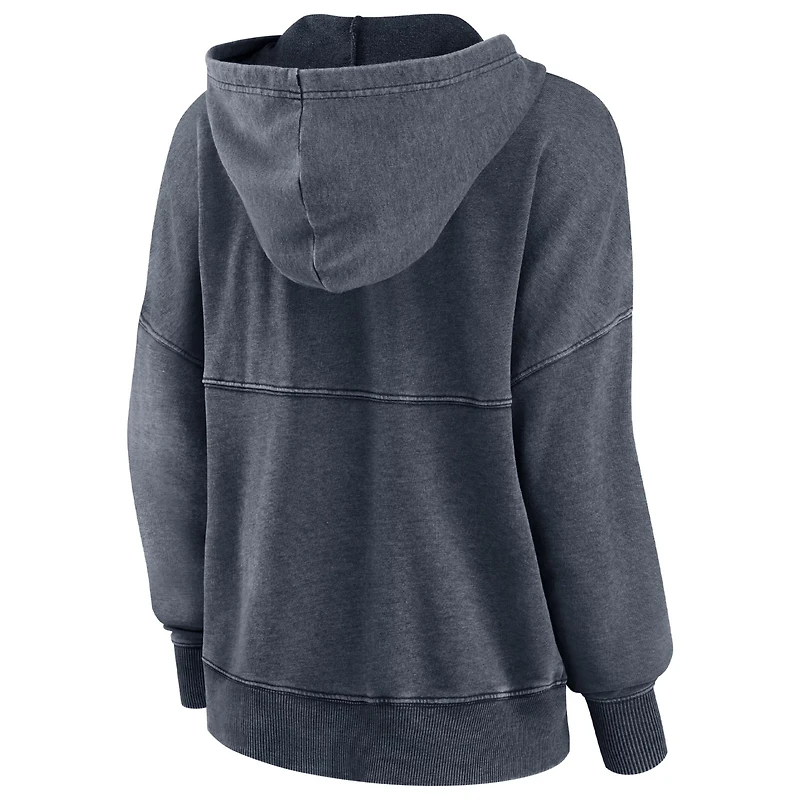 Fanatics Heathered Charcoal Wisconsin Badgers Overall Speed Lace-Up Pullover Hoodie