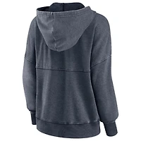 Fanatics Heathered Charcoal Wisconsin Badgers Overall Speed Lace-Up Pullover Hoodie