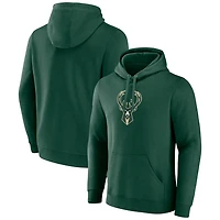 Fanatics Hunter Milwaukee Bucks Primary Logo Pullover Hoodie