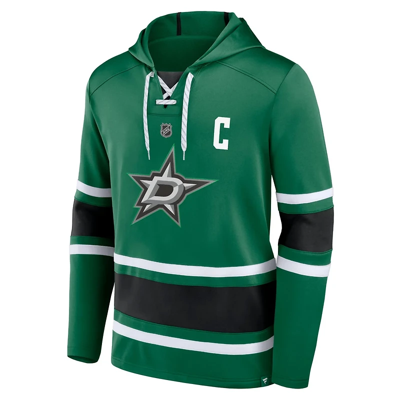 Fanatics Jamie Benn Kelly Dallas Stars Name  Number Lace-Up Pullover Hoodie