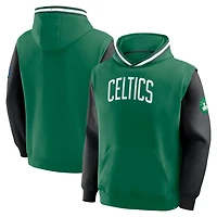 Fanatics Kelly Black Boston Celtics Half Court Shot Clock Fastbreak Hoodie