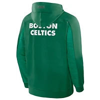 Fanatics Kelly Boston Celtics Back Door Cut Play Defender Full-Zip Hoodie