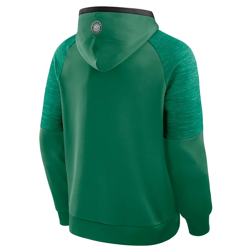 Fanatics Kelly Dallas Stars Goaltender Defender Pullover Hoodie