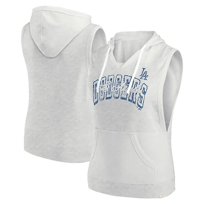 Fanatics Los Angeles Dodgers Lounge Script Sleeveless Pullover Hoodie