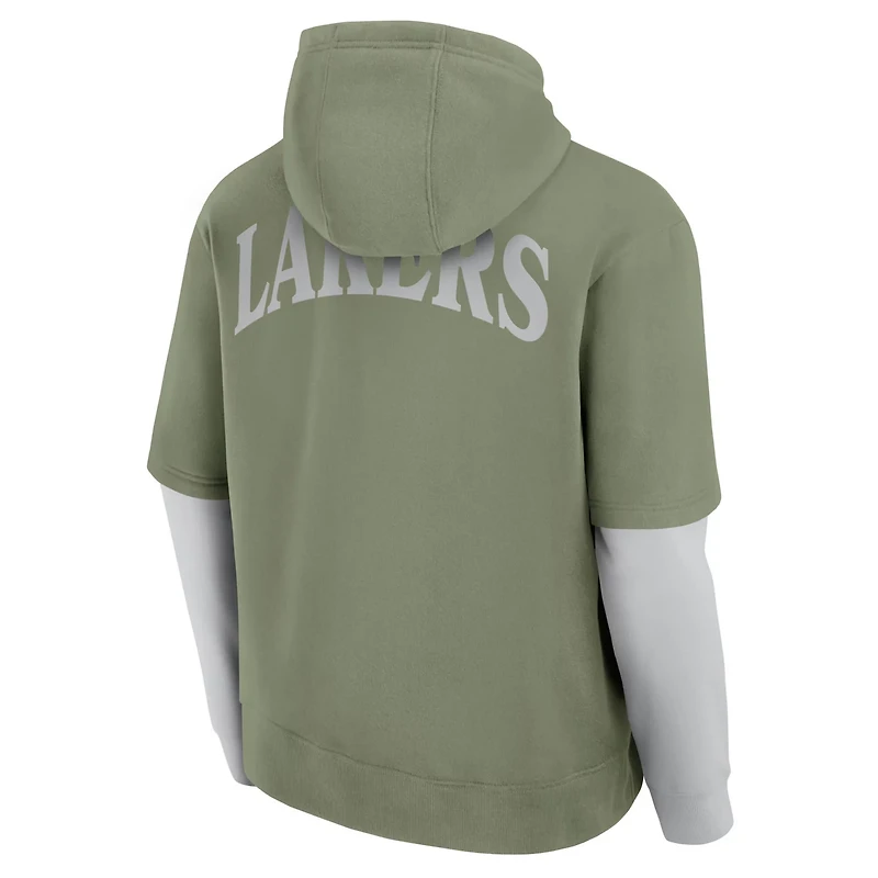 Fanatics Los Angeles Lakers Elements Sleek Pullover Hoodie