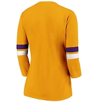 Fanatics Los Angeles Lakers Iconic Prolific Modern 3 4-Sleeve T-Shirt