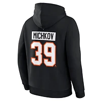Fanatics Matvei Michkov Philadelphia Flyers Authentic Stack Name  Number Hoodie