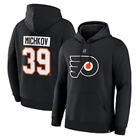 Fanatics Matvei Michkov Philadelphia Flyers Authentic Stack Name  Number Hoodie