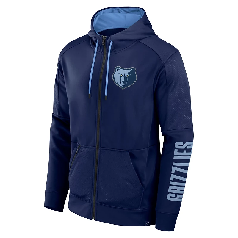 Fanatics Memphis Grizzlies Baller Defender Performance Full-Zip Hoodie