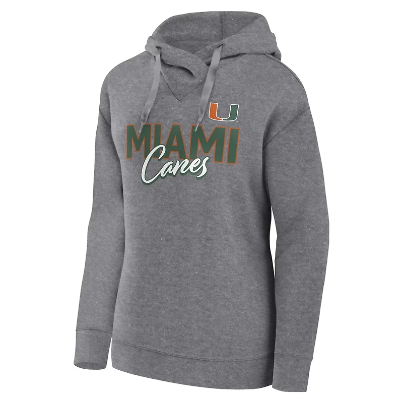 Fanatics Miami Hurricanes Script Favorite Pullover Hoodie
