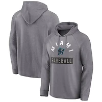Fanatics Miami Marlins No Time Off Raglan Pullover Hoodie