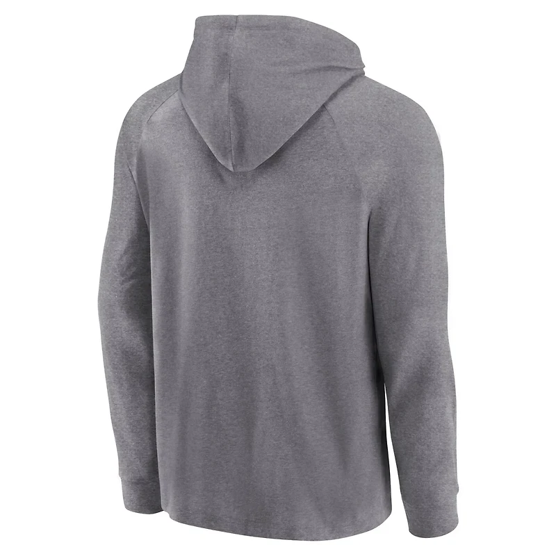 Fanatics Miami Marlins No Time Off Raglan Pullover Hoodie