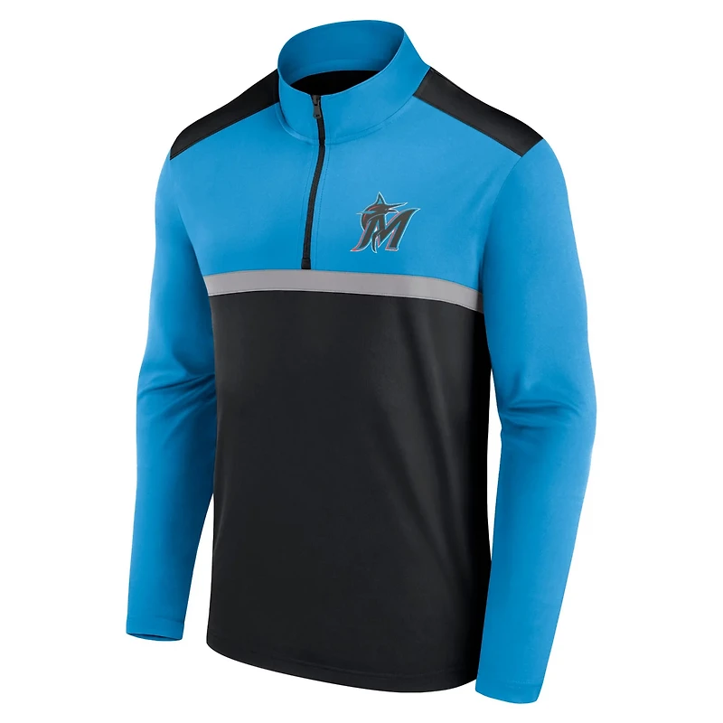 Fanatics Miami Marlins Unstoppable Quarter-Zip Top