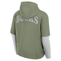Fanatics Milwaukee Bucks Elements Sleek Pullover Hoodie