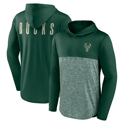 Fanatics Milwaukee Bucks Iconic Defender Lightweight Pullover Hoodie
