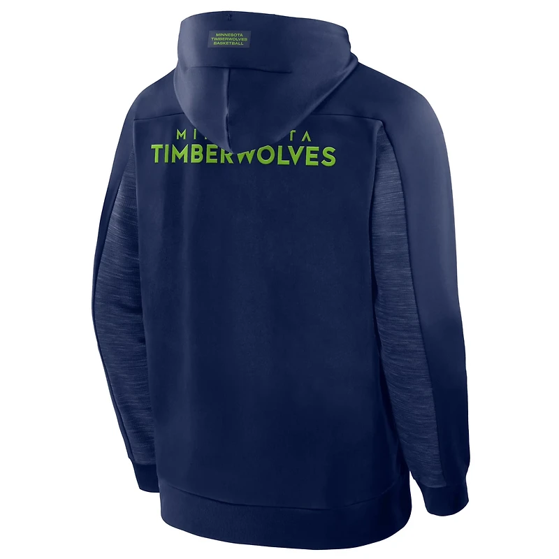 Fanatics Minnesota Timberwolves Back Door Cut Play Defender Full-Zip Hoodie