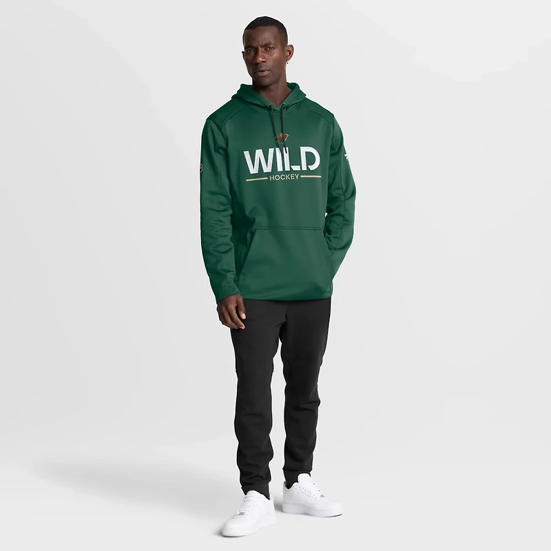 Fanatics Minnesota Wild Authentic Pro Rink Hoodie