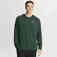 Fanatics Minnesota Wild Authentic Pro Rink Raglan Hoodie
