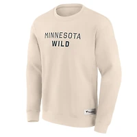 Fanatics Minnesota Wild Elements Future Ground Lettering Pullover Sweatshirt