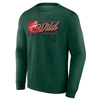 Fanatics Minnesota Wild Focus Fleece Pullover Sweatshirt